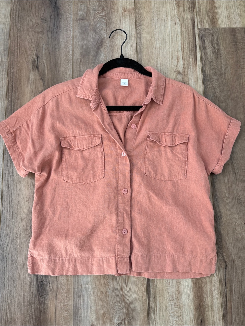 Old Navy Short Sleeve in Dusty Coral XS